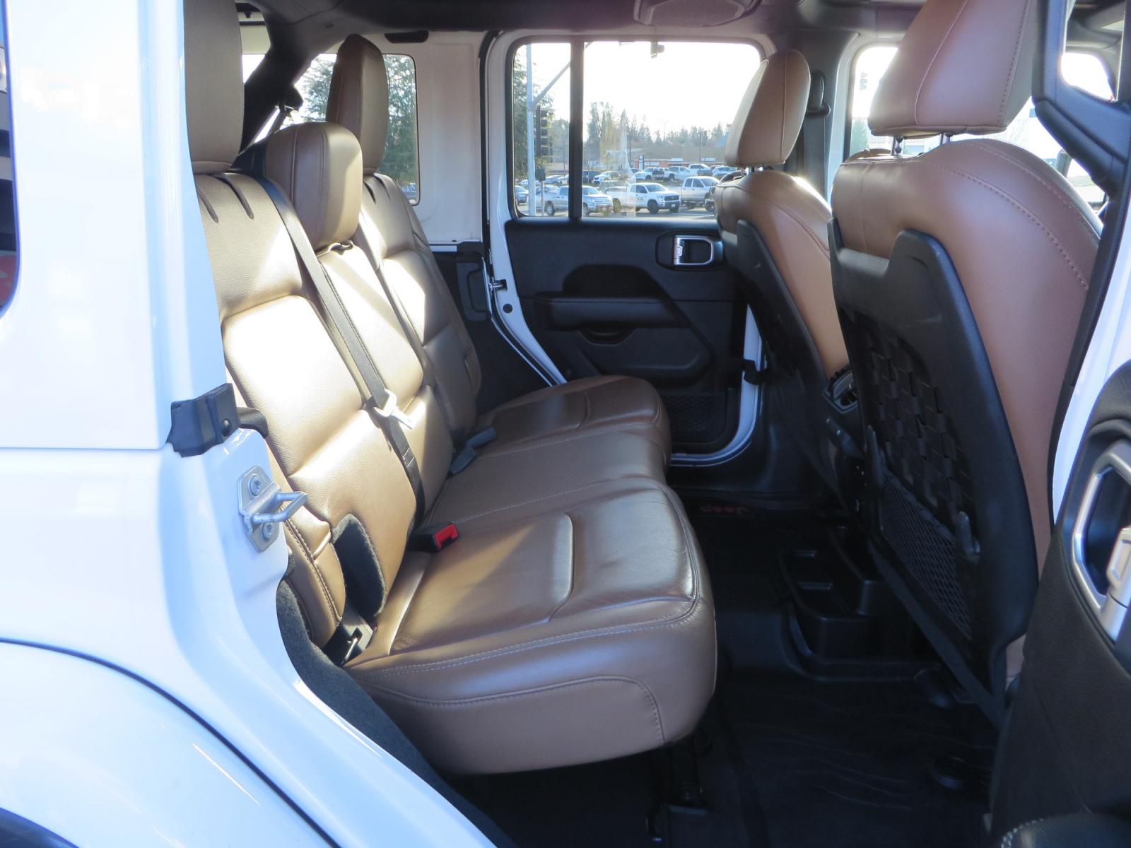 2020 White /TAN Jeep Wrangler Unlimited Rubicon (1C4HJXFG8LW) with an 3.6L V6 DOHC 24V FFV engine, 6A transmission, located at 2630 Grass Valley Highway, Auburn, CA, 95603, (530) 508-5100, 38.937893, -121.095482 - 3" Zone offroad suspension system, Fox adventure series shocks, rocksliders, Teraflex HD tire relocation, Mopar HD tailgate hinge, 17" KMC wheels, and 37" BFG KO2 tires. - Photo #54